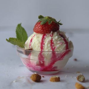 Cheesy Al Strawberry Ice Cream - Cafe Choco Craze